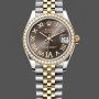 Women's Rolex Datejust 31-278383RBR 0018, Stainless Steel & Yellow Gold, Grey VI Roman Dial, Jubilee, Grey