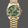 Mens Rolex Daytona-PVD Ceramic Bezel, GET Best Edition, Green Rubber Strap Skeleton Dial Replica Image