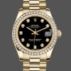 Womens Rolex Datejust 31-178288 0011, 31mm, Yellow Gold, Black Dial, Ladies Black Dial Replica Watch Image
