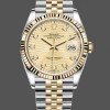 Unisexs Rolex Datejust 36 126233 0045 Champagne Fluted Diamond Dial Champagne Dial Replica Image