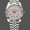 Mens Rolex Datejust Middle Eastern Digital Pink Dial Fluted Bezel M126234 Pink Dial Replica Watch Image