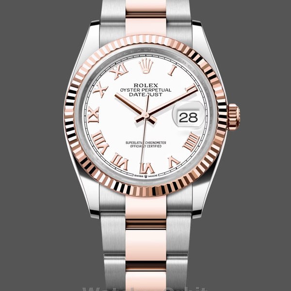 Mens Rolex Datejust 41-126333 0018, 41mm, White Mother‑of‑Pearl, Diamond Dial, Men’s MOP Replica Image