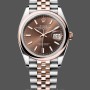 Women's Rolex Datejust 36mm Everose Gold Chocolate Dial Women's  - M126201 0043 Chocolate Dial