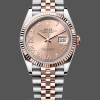 Womens Rolex Datejust 36-m126231 0027, Steel & Everose Gold, Rose Diamond Pave Roman Dial, Rose Gold Dial Replica Watch Image