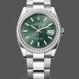 Women's Rolex Datejust 36-M126284RBR 0044, White Gold & Diamonds, Mint Green Dial, Women’s Green Dial