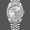 Womens Rolex Datejust 36-M126284RBR 0005, White Gold & Diamonds, Silver Dial, Women’s Silver Dial Replica Watch Image
