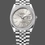 Women's Rolex Datejust 36-M126284RBR 0005, White Gold & Diamonds, Silver Dial, Women’s Silver Dial