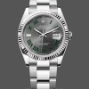 Unisexs Rolex Datejust 36 Wimbledon Dial Midsize 126234 0046 Grey Dial Replica Watch Image