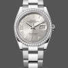 Womens Rolex Datejust 36-m126284rbr 0022, Stainless Steel, Silver Roman Dial, Oyster, Silver Dial Replica Watch Image