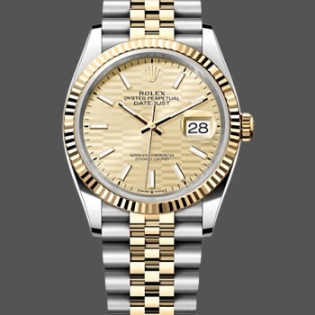 Unisex's Rolex Explorer 36-M124273 0001, Black Dial, Yellow Gold, Women’s Black Dial