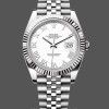 Womens Rolex Datejust 31-m278278 0046, 31mm, Yellow Gold, Olive Green Floral, President Green Replica Image
