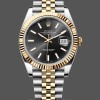 Women's Rolex Day Date 36-m128396TBR 0009, Platinum, Pink Opal, Diamond‑Set Roman Dial, Diamond Bezel, Pink