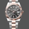 Unisexs Rolex Day Date-M128235 0050, Rose Gold, Slate Diamond Dial, President Bracelet, Grey Replica Watch Image