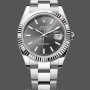 Men's Rolex Datejust 41-m126331 0016, Everose Gold, Oystersteel, Grey Dial Grey Dial