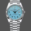 Mens Rolex Datejust 41MM Ice Blue Dial with Fluted Bezel 126334 Ice Blue Dial Replica Watch Image