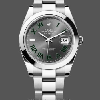 Men's Rolex Datejust 41-M126300 0013, Oyster Stainless Steel, Slate Dial, Men’s Grey Dial