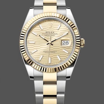 Women's Rolex Datejust 31-m278381RBR 0032, Rose Gold, Silver Floral Motif Diamond Dial, Diamond Bezel, Silver