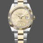 Women's Rolex Datejust 31-m278381RBR 0032, Rose Gold, Silver Floral Motif Diamond Dial, Diamond Bezel, Silver