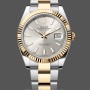 Men's Rolex Datejust 41-126333, Golden Fluted Motif, Champagne Dial Champagne Dial