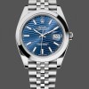 Mens Rolex Datejust 41-126300 0024, Stainless Steel, Blue Stick Dial, Smooth Blue Dial Replica Watch Image