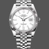 Mens Rolex Datejust 41-M126334 0010, Steel & White Gold, White Dial, Jubilee Bracelet, Men’s White Dial Replica Watch Image