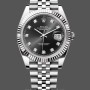 Men's Rolex Datejust 41-m126334, Rolesor, Black Diamond Dial, Men’s Black Dial
