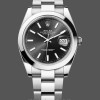Mens Rolex Datejust 41-126300 0011, Oyster Stainless Steel, Black Index, Men’s Black Dial Replica Watch Image