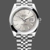 Mens Rolex Datejust 41-m126300 0004, Oystersteel, Silver Stick Dial, Domed Bezel Silver Dial Replica Watch Image