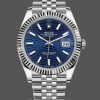 Mens Rolex Datejust 41-126334, Pre‑owned, Blue Motif Dial, Jubilee Bracelet, Blue Dial Replica Watch Image