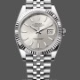 Men's Rolex Datejust 41-126334 0004, Stainless Steel, Silver Index Dial, Jubilee, Men’s Silver Dial