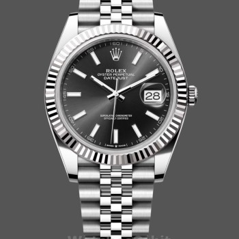 Men's Rolex Datejust 41-126333 0017, Steel & Yellow Gold, White MOP Diamond Dial, Oyster MOP