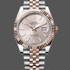 Mens Rolex Datejust 41-126331 0010, Two‑Tone, Rose Gold, Jubilee Band, Sundust Index Dial Sundust Dial Replica Watch Image