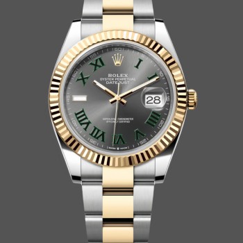 Men's Rolex Datejust-m126333 0019, 41mm, Grey Two-Tone, Men’s Grey Dial