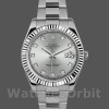 Mens Rolex Datejust II 41mm Mens-116334-Silver Diamond Dial Silver Diamond Replica Image