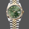 Unisexs Rolex Datejust 36mm Unisex-m126233 0025-Olive Green Dial Green Replica Image