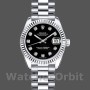 Women's Rolex Datejust-m178274, 31mm, Black Diamond Dial, Fluted Bezel, Lady Black