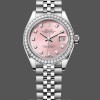 Womens Rolex Datejust 28mm Womens-m279384rbr 0003-Steel & White Gold-Pink Dial Pink Dial Replica Image