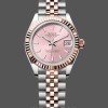 Women's Rolex Lady Datejust 31-279171 0023, Two-Tone, Fluted, Rose Jubilee, Women’s Pink Dial