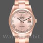 Unisex's Rolex Day-Date 36mm Unisex-118205-Rose Gold-Pink Dial Pink