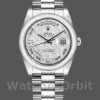 Unisexs Rolex Day-Date 36mm Unisex-118206-Meteorite Grey Dial Grey Replica Image