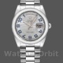 Unisex's Rolex Day-Date 36mm Unisex-118206-Wave Pattern-Ice Blue Dial-Arabic Numerals Ice Blue