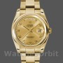 Unisex's Rolex Day-Date 36mm Unisex-118208-Champagne Dial-Arabic Numeral Hour Markers-Yellow Gold Champagne
