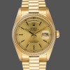 Unisexs Rolex Day-Date 36mm Unisex-118208-Champagne Dial-Gold Indexes-Yellow Gold Champagne Replica Image