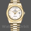 Unisexs Rolex Day-Date 36mm Unisex-118208-Mother of Pearl-Roman Numeral Dial MOP Replica Image