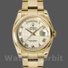 Unisexs Rolex Day-Date 36mm Unisex-118208-Roman Numeral Pyramid-Ivory Dial Ivory Replica Image