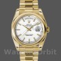 Unisex's Rolex Day-Date 36mm Unisex-118208-White Dial White