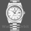 Unisexs Rolex Day-Date 36mm Unisex-118209-Oyster Bracelet-White Dial White<br /> Replica Image