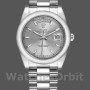 Unisex's Rolex Day-Date 36mm Unisex-118209-Silver Dial-White Gold Silver