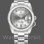 Unisex's Rolex Day-Date 36mm Unisex-118209-Silver Diamond Dial-Automatic Silver