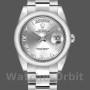 Unisex's Rolex Day-Date 36mm Unisex-118209-Silver Roman Numerals Dial-Automatic Silver